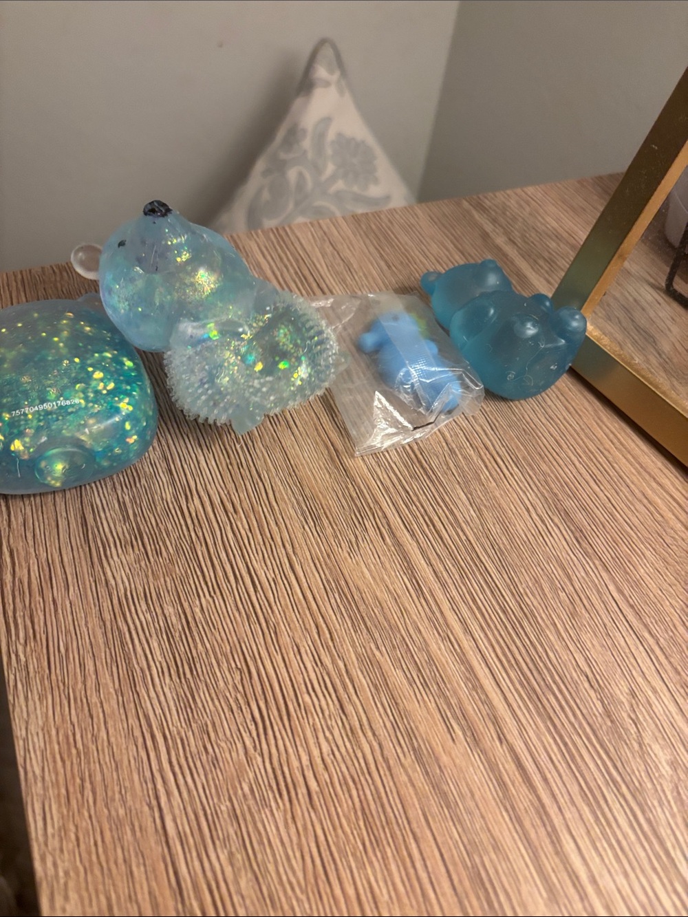 Blue squishy pack
